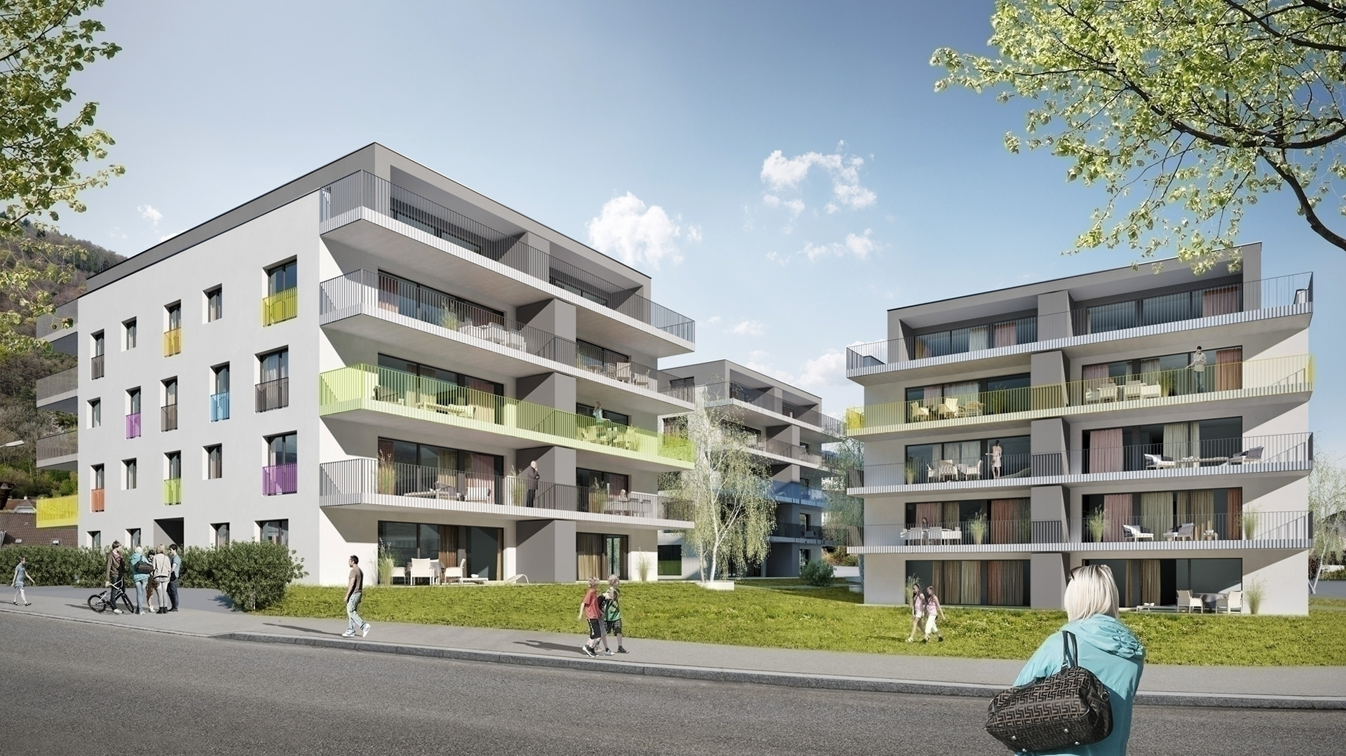 überbauung perle, neubau mfh